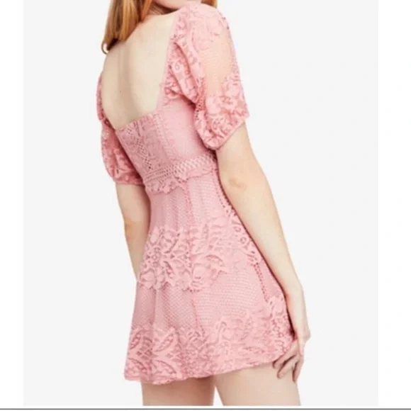 Free People Be My Baby Lace Mini Dress - Picture 3 of 11